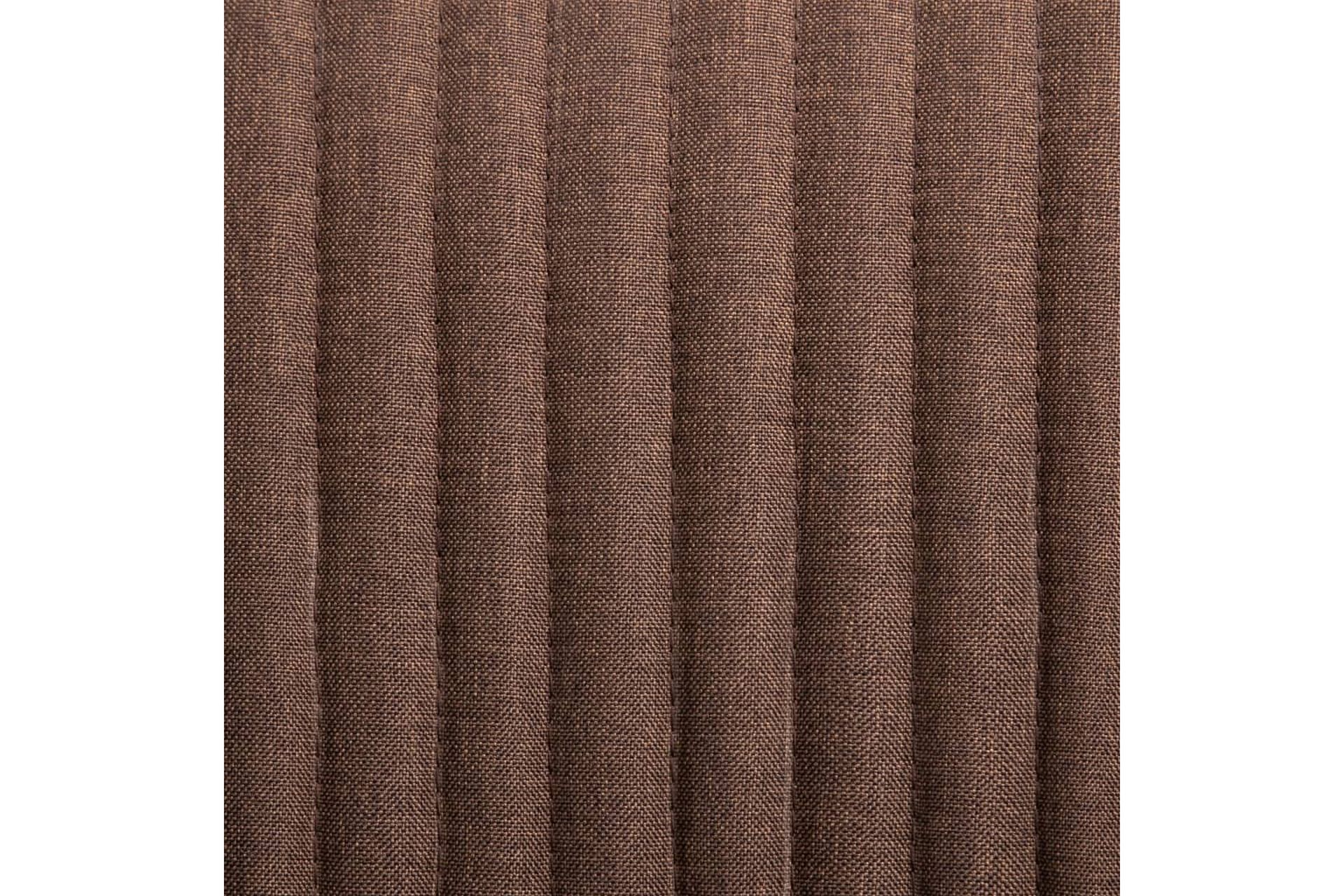 Spisebordsstole 6 Stk. Stof Brun - Brun - Møbler - Stole & lænestole