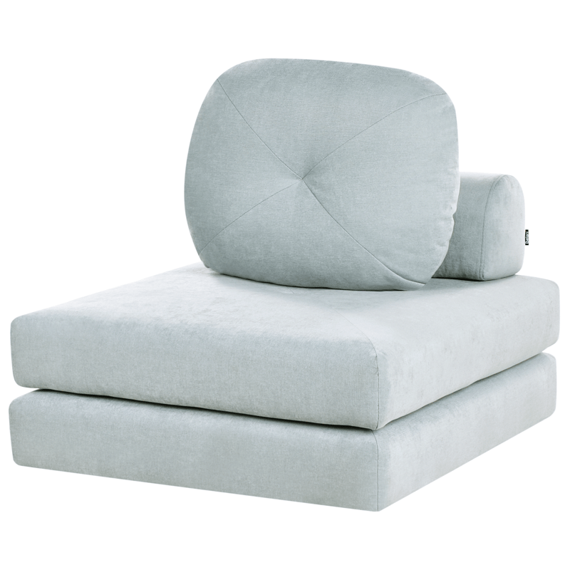 Sovesofa Olden - Lyseblå - Møbler - Sofaer - Sovesofaer - Fremadvendt sovesofa