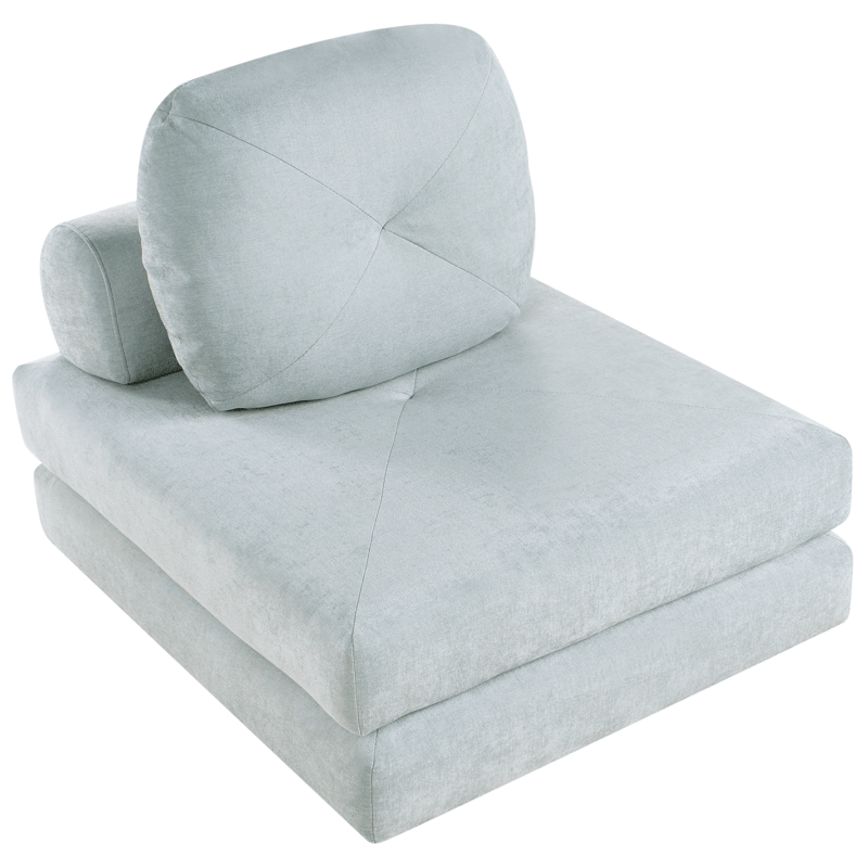 Sovesofa Olden - Lyseblå - Møbler - Sofaer - Sovesofaer - Fremadvendt sovesofa
