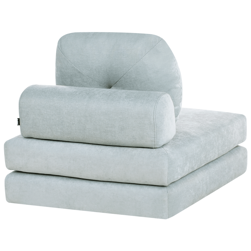 Sovesofa Olden - Lyseblå - Møbler - Sofaer - Sovesofaer - Fremadvendt sovesofa