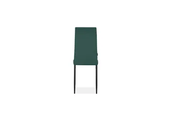 Spisebordsstol Becca sæt med 4 Velour/metal, Mørkegrøn - Velour/metal, Mørkegrøn - Møbler - Stole & lænestole - Spisebordsstole & køkkenstole