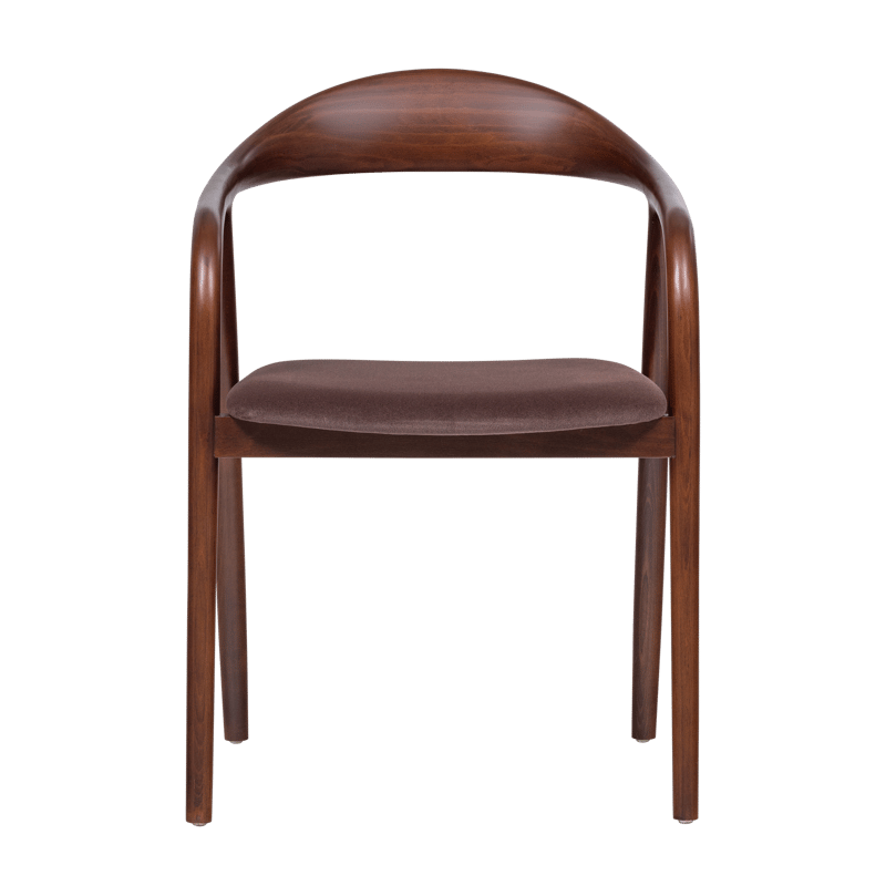 Spisebordsstol Bran med armlæn - Brun - Møbler - Stole & lænestole - Spisebordsstole & køkkenstole