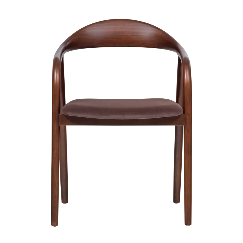 Spisebordsstol Bran med armlæn - Brun - Møbler - Stole & lænestole - Spisebordsstole & køkkenstole