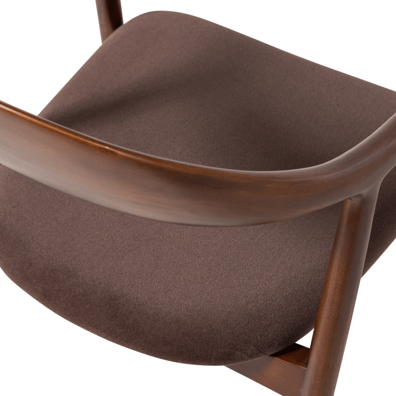Spisebordsstol Bran med armlæn - Brun - Møbler - Stole & lænestole - Spisebordsstole & køkkenstole