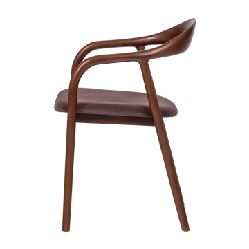 Spisebordsstol Bran med armlæn - Brun - Møbler - Stole & lænestole - Spisebordsstole & køkkenstole