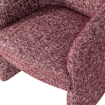 Spisebordsstol Cordo - Bordeaux - Møbler - Stole & lænestole - Spisebordsstole & køkkenstole