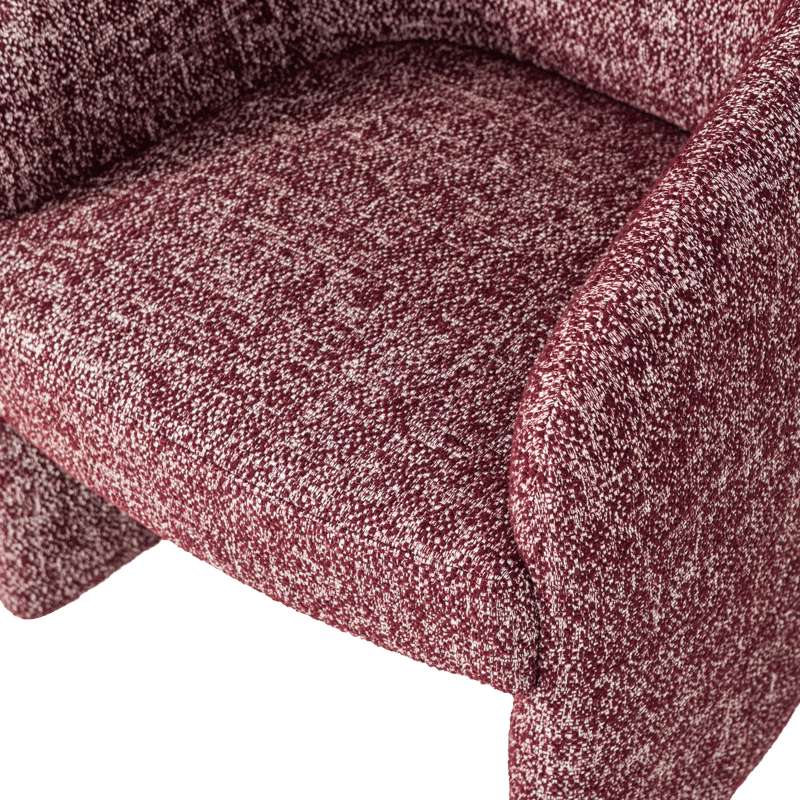 Spisebordsstol Cordo - Bordeaux - Møbler - Stole & lænestole - Spisebordsstole & køkkenstole