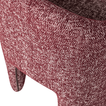 Spisebordsstol Cordo - Bordeaux - Møbler - Stole & lænestole - Spisebordsstole & køkkenstole