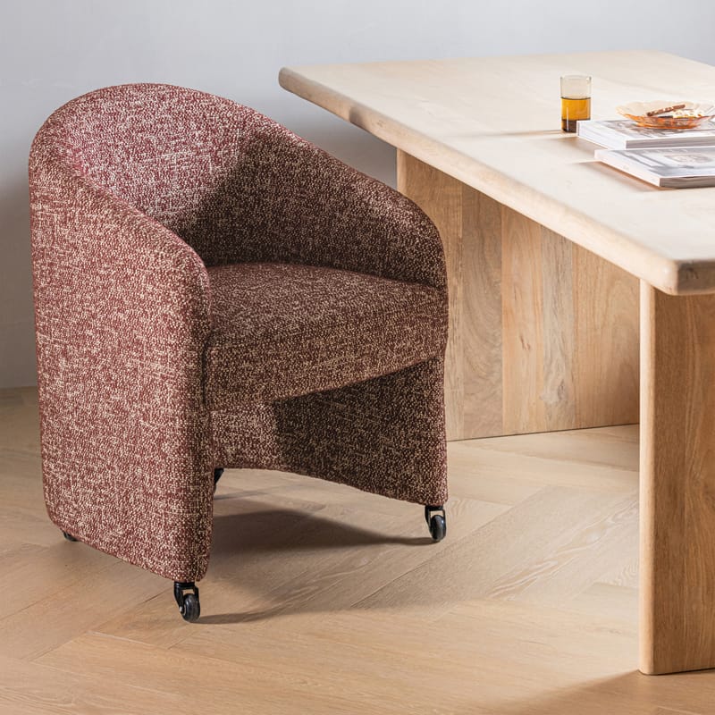 Spisebordsstol Cordo - Rustbrun - Møbler - Stole & lænestole - Spisebordsstole & køkkenstole