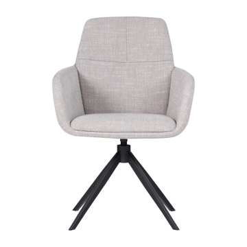 Spisebordsstol Grant med drejefunktion - Natur melange - Møbler - Stole & lænestole - Armstole
