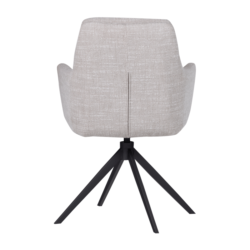 Spisebordsstol Grant med drejefunktion - Natur melange - Møbler - Stole & lænestole - Spisebordsstole & køkkenstole