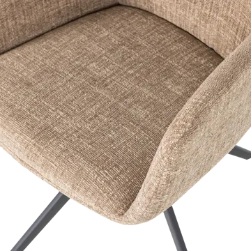 Spisebordsstol Grant med drejefunktion - Sand melange - Møbler - Stole & lænestole - Armstole