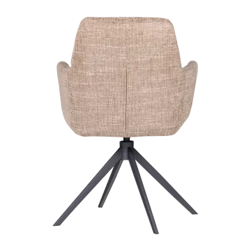 Spisebordsstol Grant med drejefunktion - Sand melange - Møbler - Stole & lænestole - Armstole
