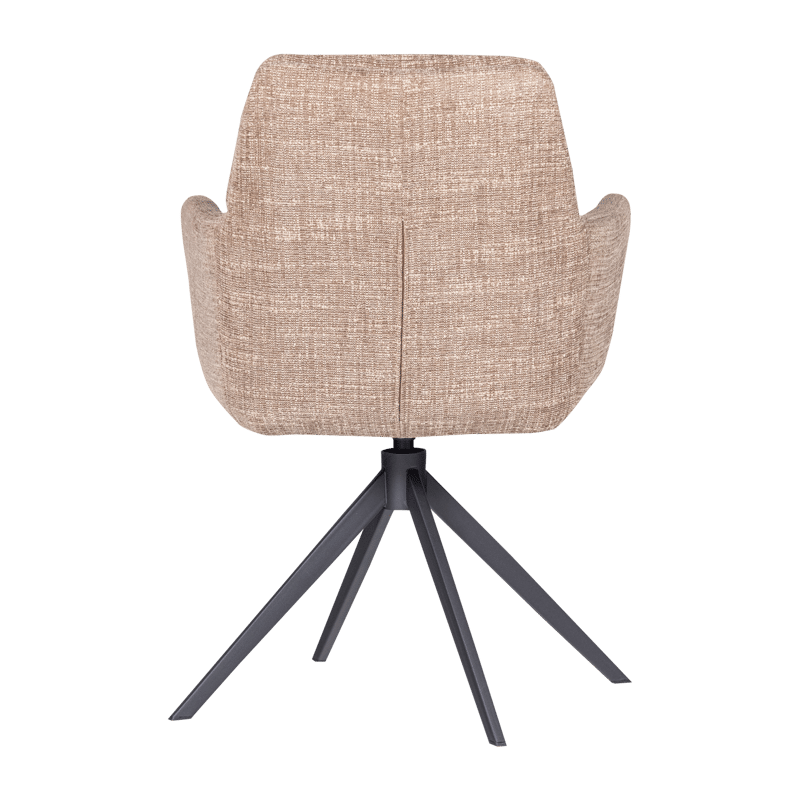 Spisebordsstol Grant med drejefunktion - Sand melange - Møbler - Stole & lænestole - Armstole