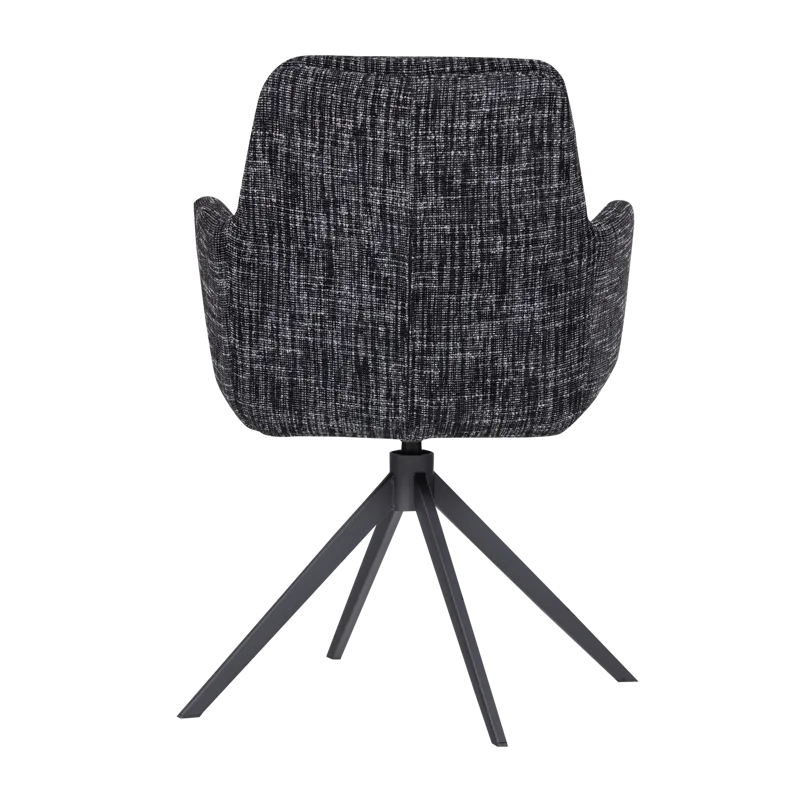 Spisebordsstol Grant med drejefunktion - Sort - Møbler - Stole & lænestole - Spisebordsstole & køkkenstole