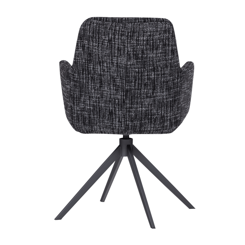 Spisebordsstol Grant med drejefunktion - Sort - Møbler - Stole & lænestole - Armstole