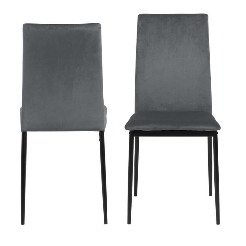 Spisebordsstol HOME4YOU Demina Grå - Grå - Møbler - Stole & lænestole - Spisebordsstole & køkkenstole