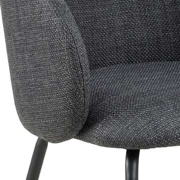 Spisebordsstol HOME4YOU Eleanor med armlæn, grå - Grå - Møbler - Stole & lænestole - Spisebordsstole & køkkenstole