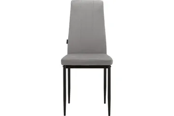 Spisebordsstol Kelly Grå, Velour - Grå, Velour - Møbler - Stole & lænestole - Spisebordsstole & køkkenstole