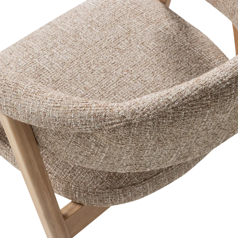 Spisebordsstol med armlæn Tunar - Natur melange - Møbler - Stole & lænestole - Spisebordsstole & køkkenstole