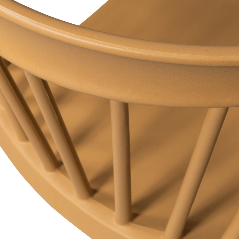 Spisebordsstol med ribber Bliss udendørs - Karamel melange - Møbler - Stole & lænestole - Spisebordsstole & køkkenstole