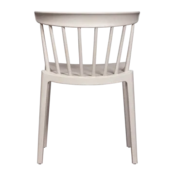 Spisebordsstol med ribber Bliss udendørs - Offwhite melange - Møbler - Stole & lænestole - Spisebordsstole & køkkenstole