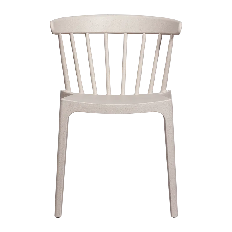 Spisebordsstol med ribber Bliss udendørs, Offwhite melange