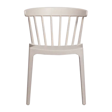 Spisebordsstol med ribber Bliss udendørs - Offwhite melange - Møbler - Stole & lænestole - Spisebordsstole & køkkenstole