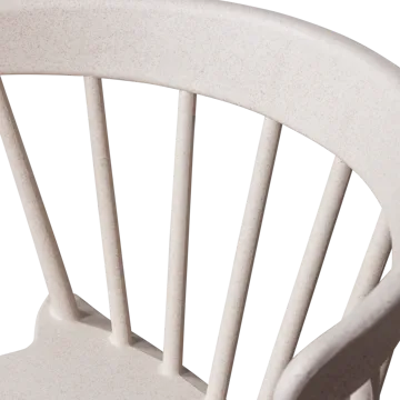 Spisebordsstol med ribber Bliss udendørs - Offwhite melange - Møbler - Stole & lænestole - Spisebordsstole & køkkenstole