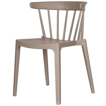 Spisebordsstol med ribber Bliss udendørs - Taupe - Møbler - Stole & lænestole - Spisebordsstole & køkkenstole