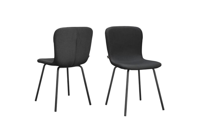 Spisebordsstol Ulmar Sæt med 2 Antracit, Antracit