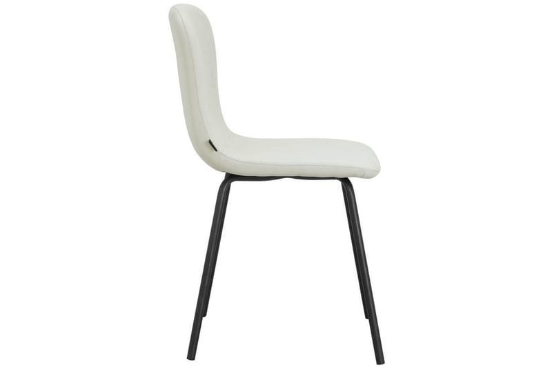 Spisebordsstol Ulmar Sæt med 2 Creme - Creme - Møbler - Stole & lænestole - Spisebordsstole & køkkenstole