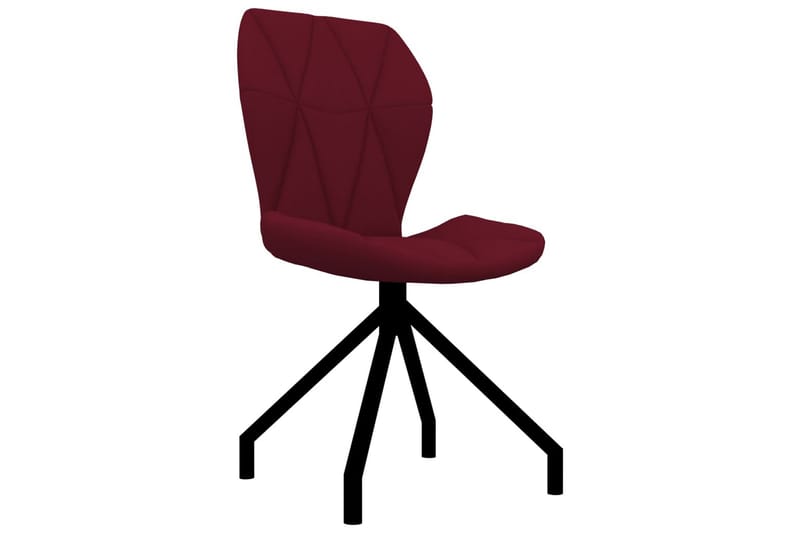 spisebordsstole 2 stk. kunstlæder rødvinsfarvet - Rød - Spisebordsstole & køkkenstole - Armstole