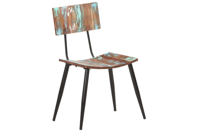 Spisebordsstole 2 Stk. Massivt Genbrugstræ - Spisebordsstole & køkkenstole - Armstole