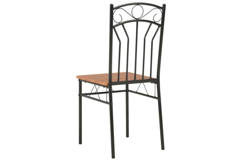 spisebordsstole 2 stk. MDF brun - Spisebordsstole & køkkenstole - Armstole