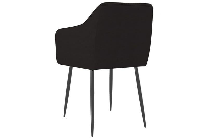 spisebordsstole 2 stk. stof sort - Sort - Spisebordsstole & køkkenstole - Armstole