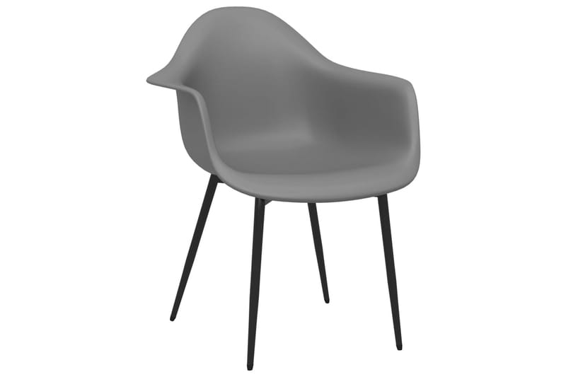 spisebordsstole 2 stk. PP grå - Grå - Spisebordsstole & køkkenstole - Armstole