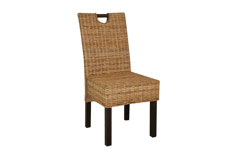 Spisebordsstole 4 Stk. Kubu-Rattan Mangotræ - Brun - Spisebordsstole & køkkenstole - Armstole