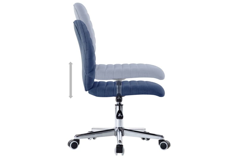 Spisebordsstole 4 Stk. Stof Blå - Spisebordsstole & køkkenstole - Armstole