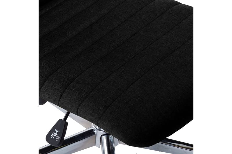 Spisebordsstole 6 Stk. Stof Sort - Spisebordsstole & køkkenstole - Armstole