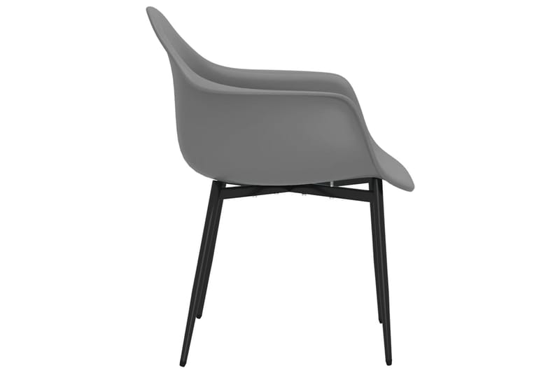 spisebordsstole 6 stk. PP grå - Grå - Spisebordsstole & køkkenstole - Armstole