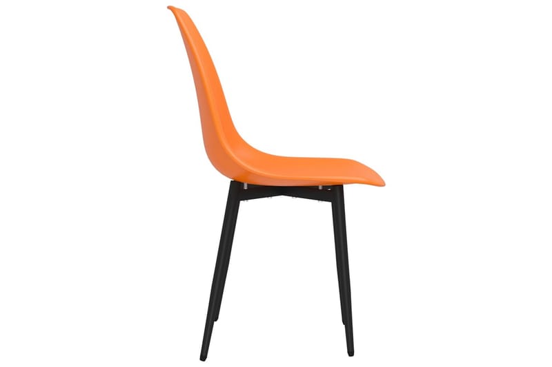 spisebordsstole 6 stk. PP orange - Orange - Møbler - Stole & lænestole