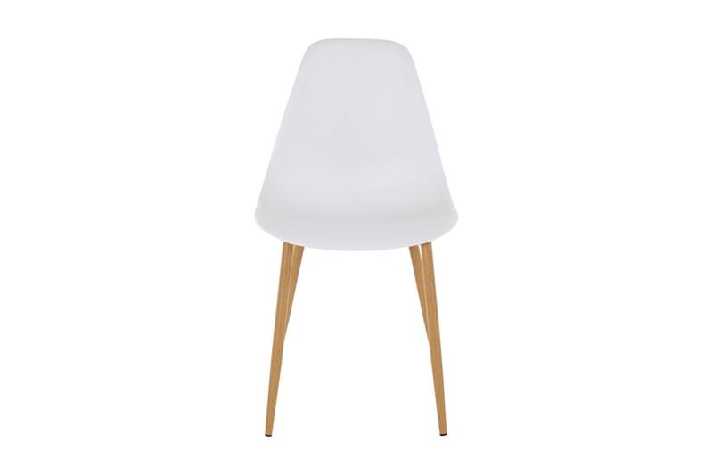 Abia spisebordsstol Plast 4 stk. - hvid - Spisebordsstole & køkkenstole