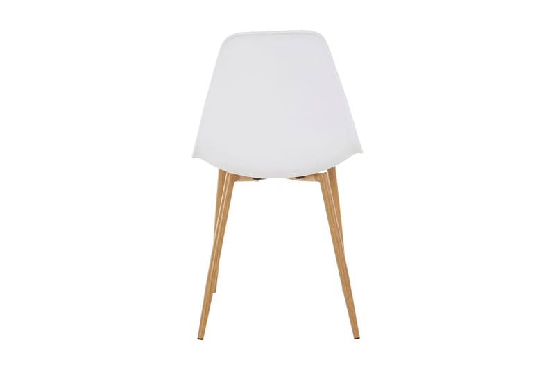 Abia spisebordsstol Plast 4 stk. - hvid - Spisebordsstole & køkkenstole