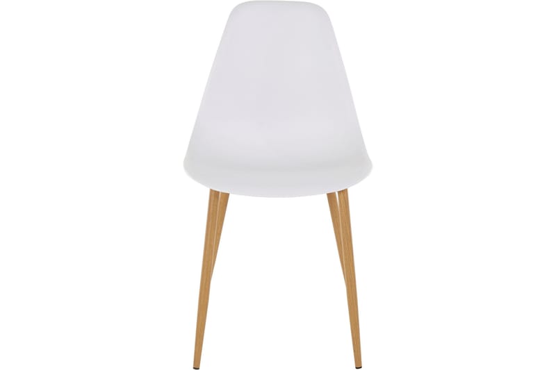 Abia spisebordsstol Plast 2 stk. - hvid - Møbler - Stole & lænestole - Spisebordsstole & køkkenstole