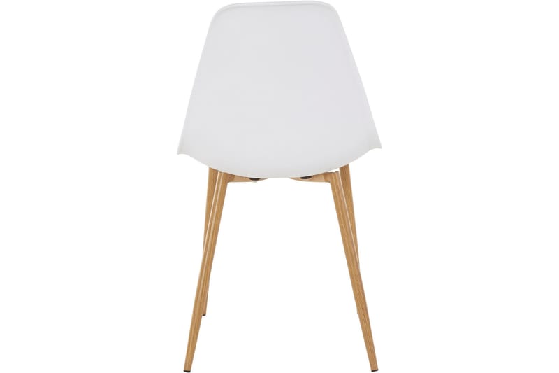 Abia spisebordsstol Plast 2 stk. - hvid - Spisebordsstole & køkkenstole