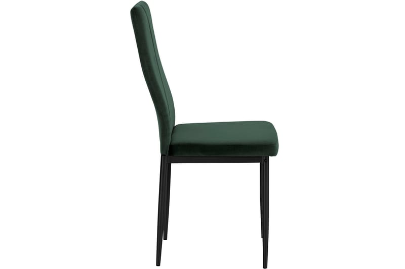 Aggarp Spisebordsstol 2 stk - Velour/Mørkegrøn - Møbler - Stole & lænestole - Spisebordsstole & køkkenstole