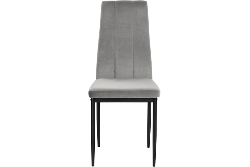 Aggarp Spisebordsstol - Velour/Grå - Møbler - Stole & lænestole - Spisebordsstole & køkkenstole