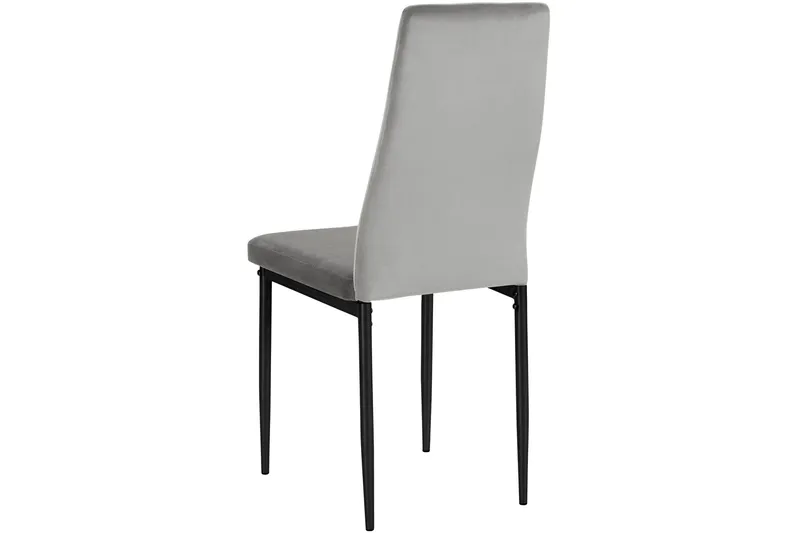 Aggarp Spisebordsstol - Velour/Grå - Møbler - Stole & lænestole - Spisebordsstole & køkkenstole