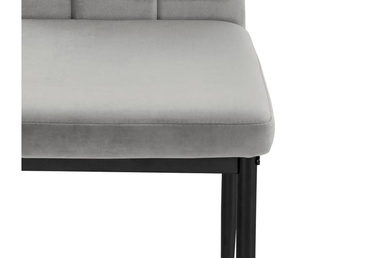 Aggarp Spisebordsstol - Velour/Grå - Møbler - Stole & lænestole - Spisebordsstole & køkkenstole